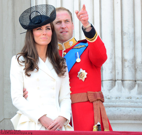 Kate and William at Trooping the Colour 2011