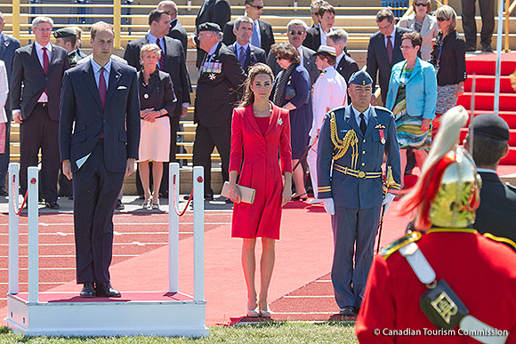 William and Kate on the final day of the Canadian leg of the Royal Tour 2011