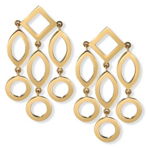 Cassandra Goad Temple of Heaven Chandelier Earrings in Gold