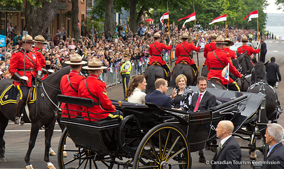 Procession through Charlottetown, Prince Edward Island
