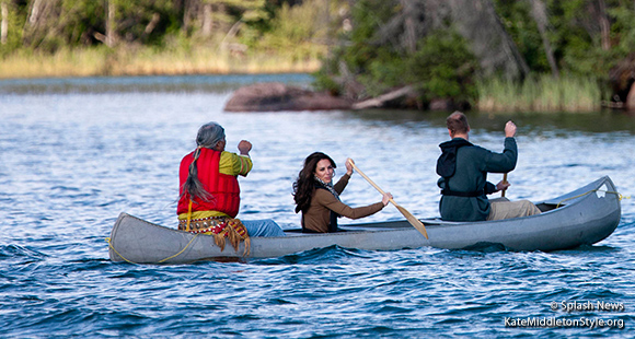 Britain's Prince William and Catherine, The Duke and Duchess of Cambridge in Yellowknife on day 6 of their official visit to Canada. William and Kate travel by float plane for Blachford lake and meet locals.