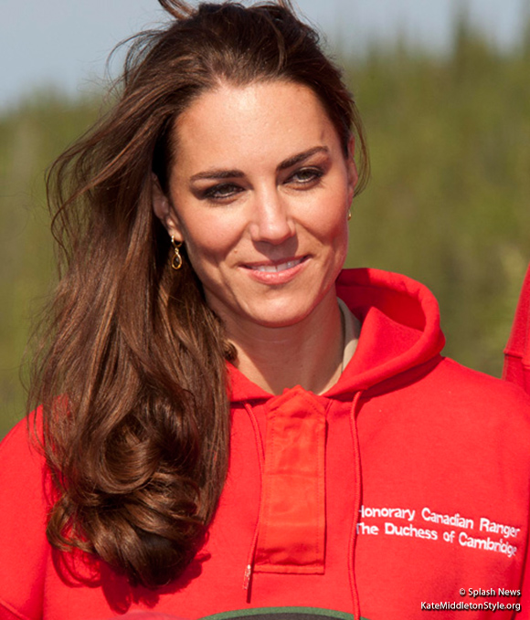Kate wore her ranger's sweatshirt