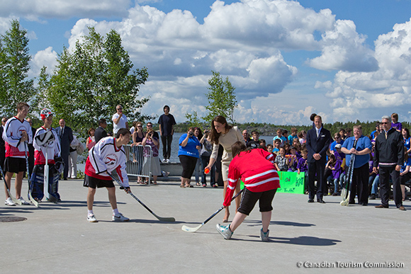 Street Hockey in Yellowknife