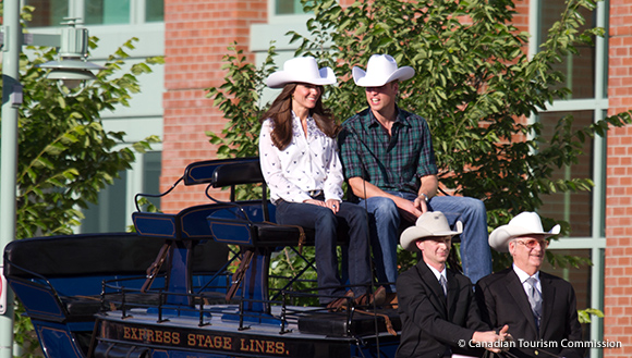 William and Kate visit the Calgary Stampede