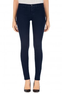 Kate wears J Brand 811 jeans. She wears the Navy Mid-Rise Skinny Leg Jeans in Luxe Twill