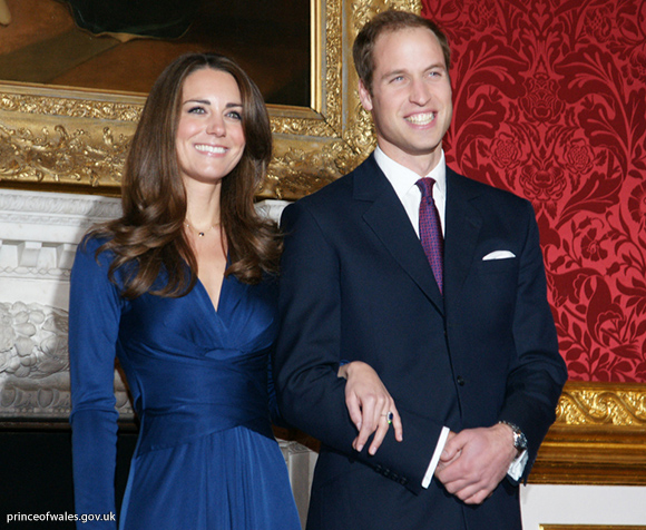 Kate and William's official engagement announcement