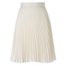 Whistles Lina Skirt in White/Ivory