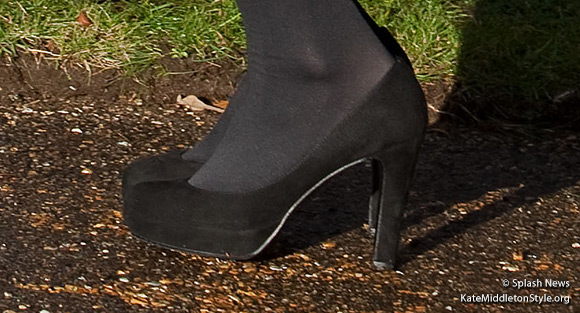 Kate's Mascaro Black Suede Pumps