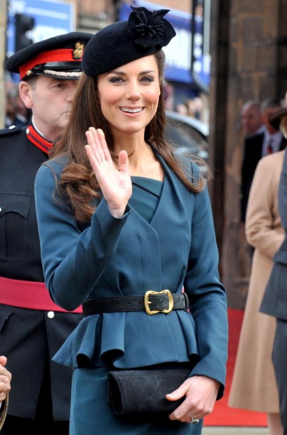 The Duchess of Cambridge at De Montfort University.  Photo via the University's Twitter account.