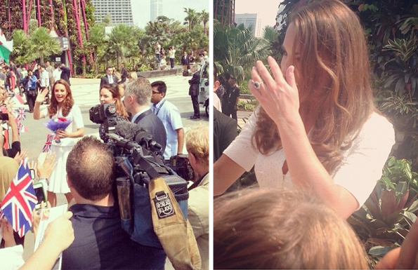 Kate Middleton in Singapore