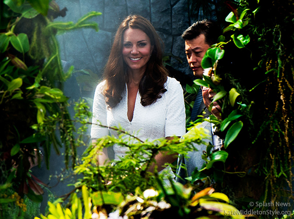 The Duke and Duchess of Cambridge visit Rain Mountain in the Gardens by the Bay, Singapore, on the second day of their Diamond Jubilee Tour of South East Asia