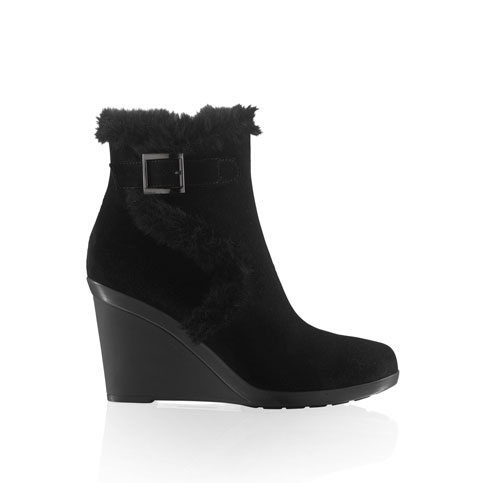 Aquatalia Neptune “Wedge” Boots in Black