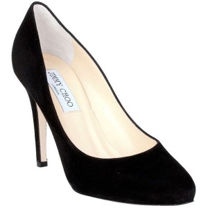 Jimmy Choo Vikki shoe in black Suede