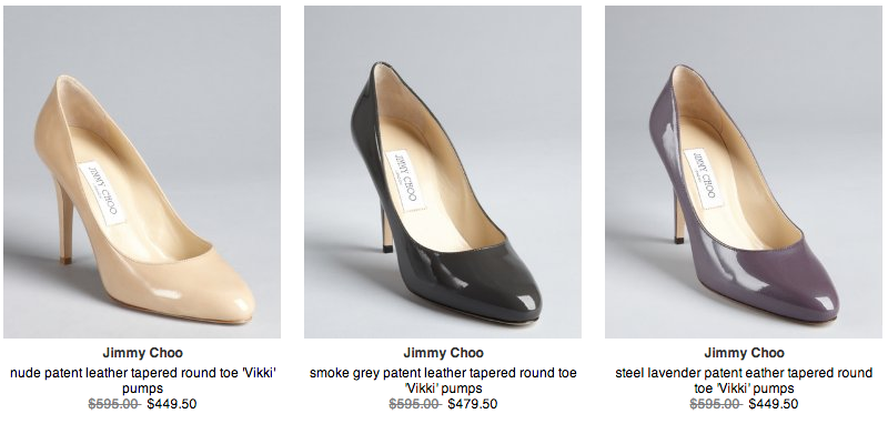 Jimmy Choo Vikki in different colours