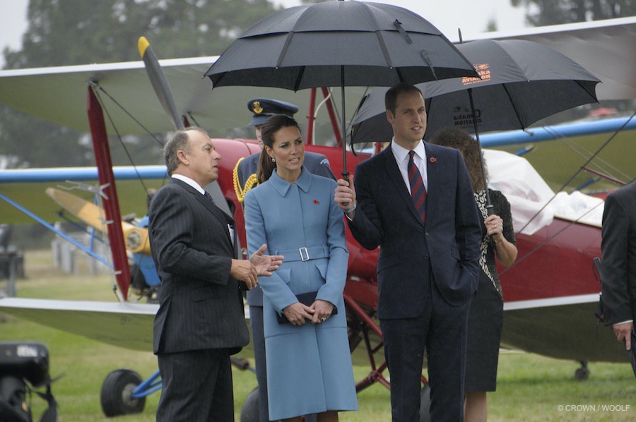 Day four: Kate in cornflower blue McQueen ensemble for Blenheim activities [UPDATED]