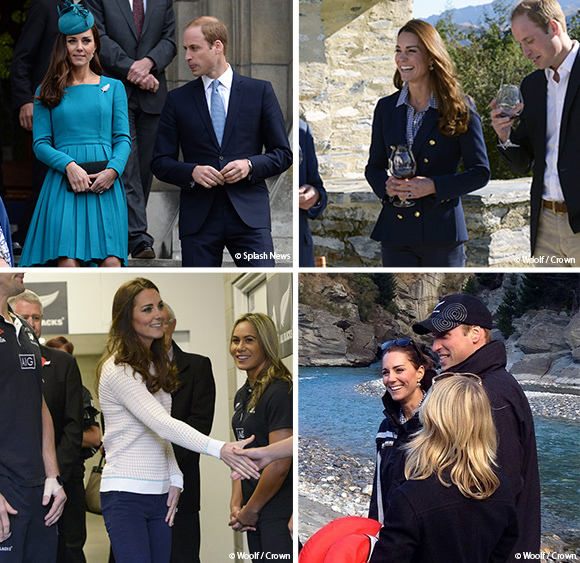 Kate Middleton's outfits in NewZealand