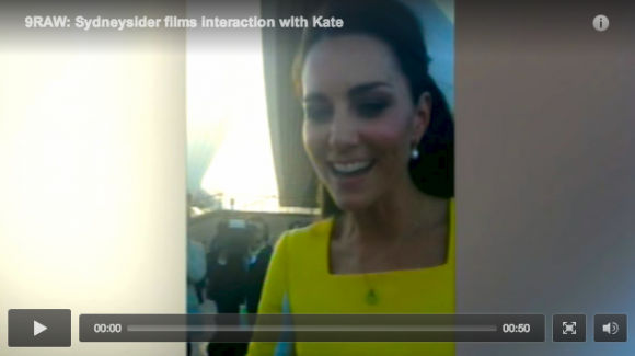 Video of Kate in Sydney