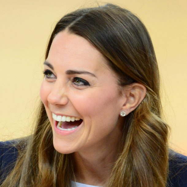 Kate Middleton wearing the Kiki McDonough "Grace" earrings