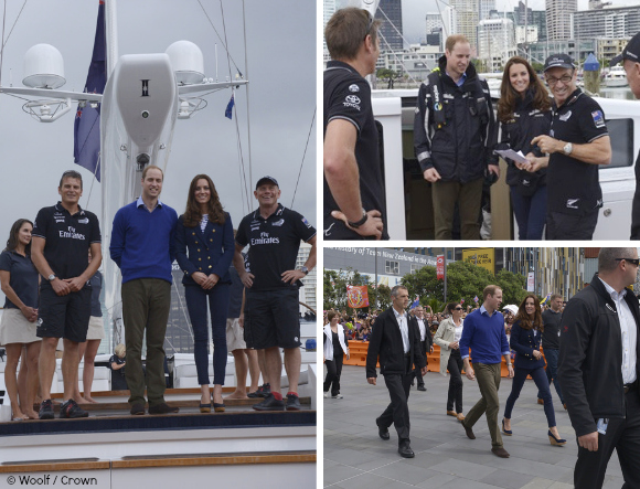 The couple prepare to race their yachts