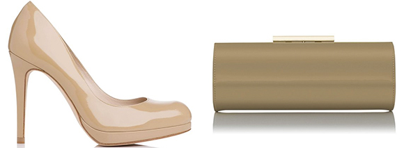 L.K. Bennett Sledge pumps and Avona clutch