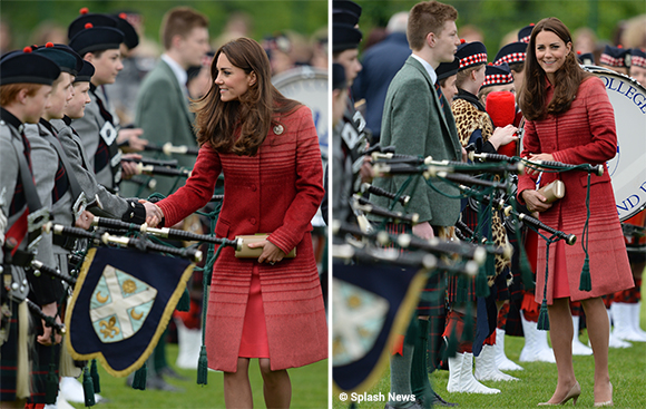 Kate during her visit to Scotland