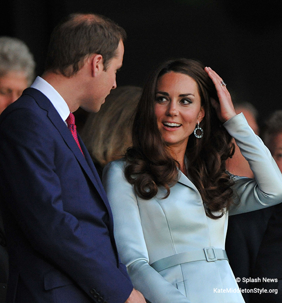 Kate at the opening ceremony for the 2012 Olympics
