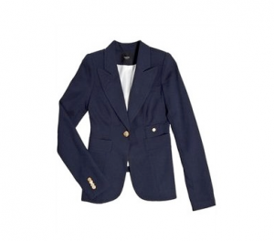 Smythe Navy One Button Blazer