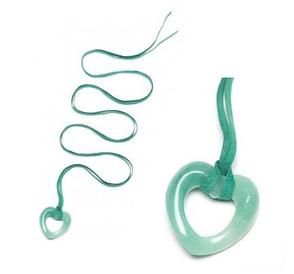 Lola Rose Open Heart Necklace in Teal