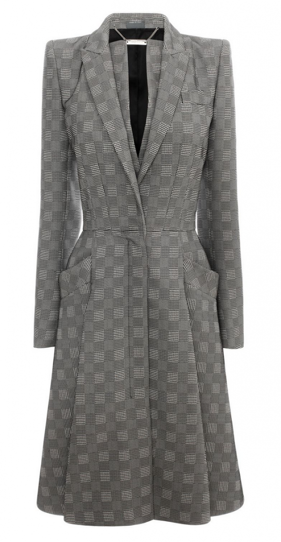 Alexander McQueen Box Pleat Coat