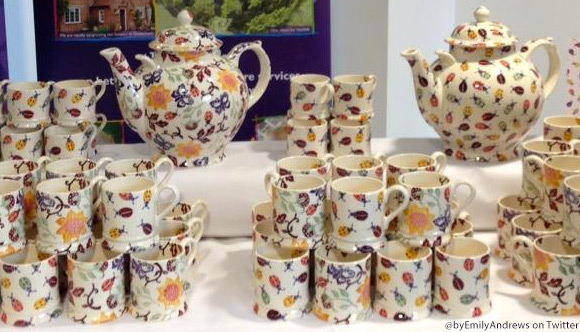 Emma Bridgewater's collection in collaboration with the Duchess appears to feature Ladybirds, Butterflies & Flowers