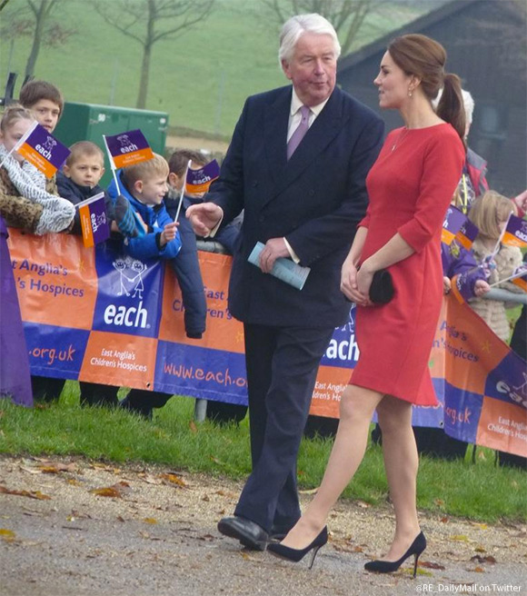 Kate wears the Katherine Hooker Ascot dress