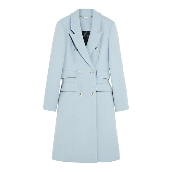 Baby blue Matthew Williamson coat
