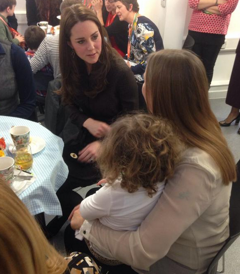 The Duchess hearing the thoughts of foster carers and meeting some very adorable children - @fosteringnet