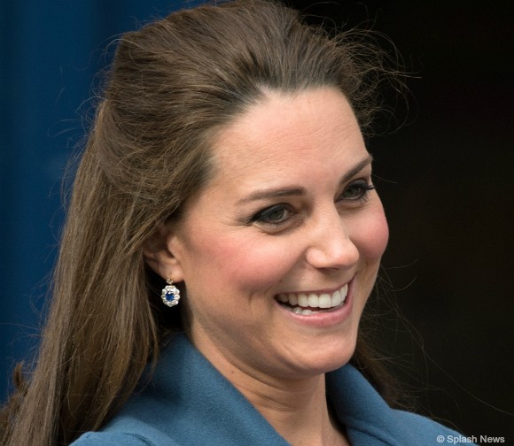Kate's diamond and sapphire earrings