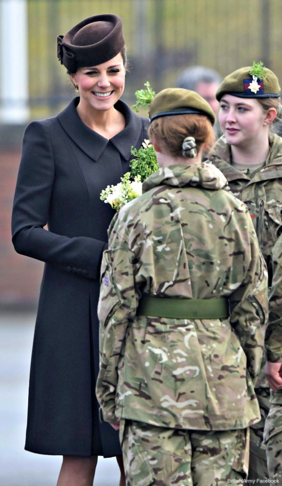 Kate meets with cadets
