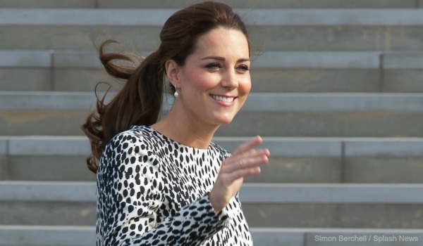 Kate recycles spotty Hobbs Dalmatian coat for Margate visit