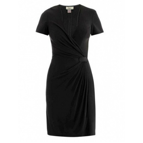 Issa London V-Neck Dress in Black