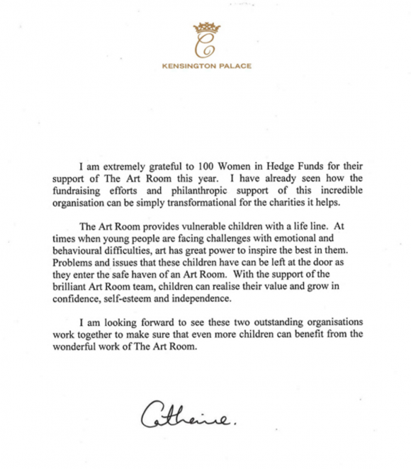 Kates letter to the 100WHF