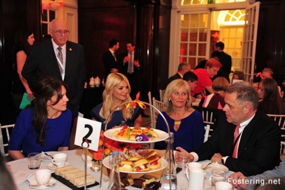 Kate Middleton at Fostering Network tea party