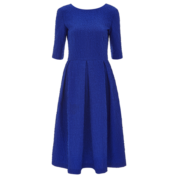 Saloni Martine Dress in Cobalt Blue