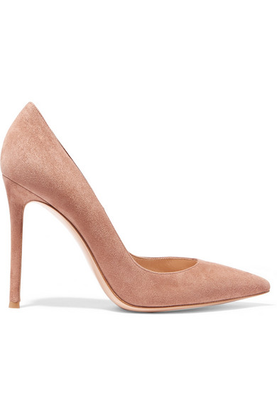 Gianvito Rossi Bari heels in Antique Rose