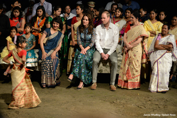 Kate changes into Anna Sui dress for Kaziranga National Park visit