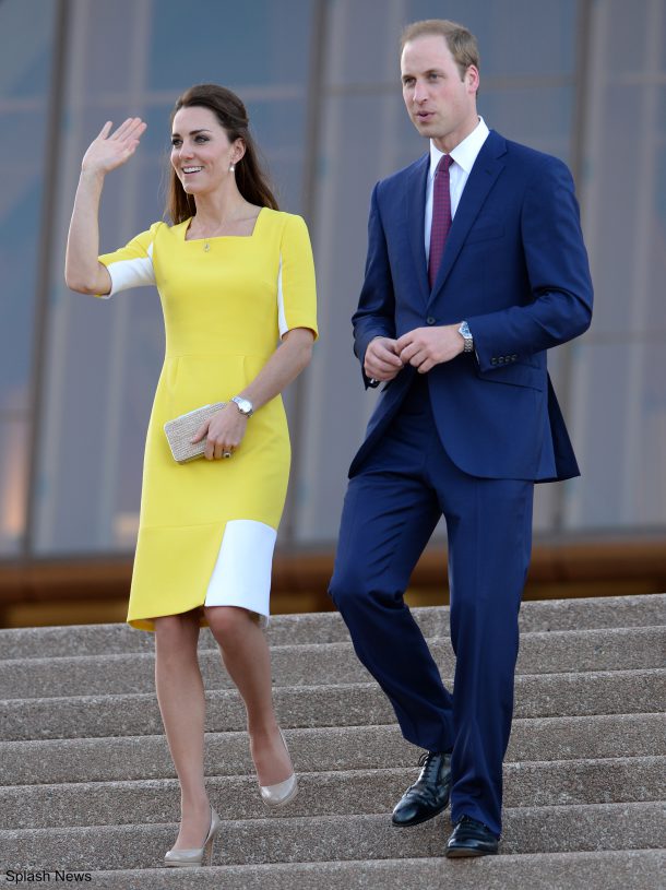 Kate Middleton wearing the L.K. Bennett Sledge pumps in Sydney 2012