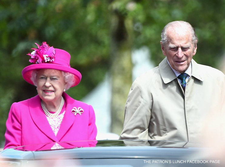Queen at the Patron's Lunch