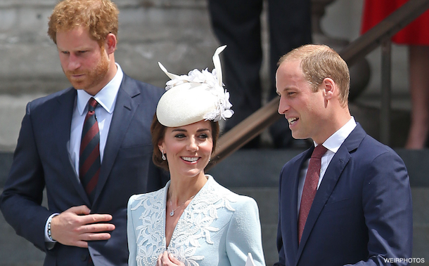 Kate attends the National Service of Thanksgiving in celebration of the Queen’s 90th birthday