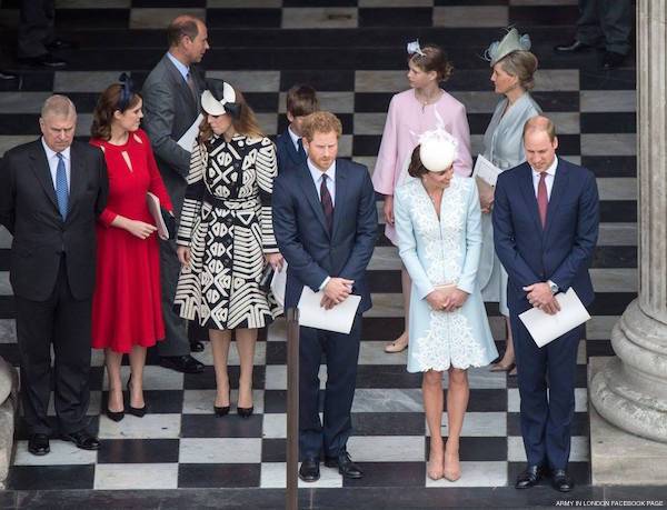 Royal Family at St. Pauls