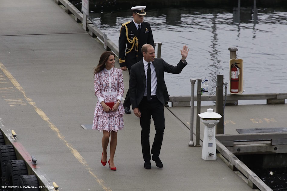 William and Kate arrive in Vancouver