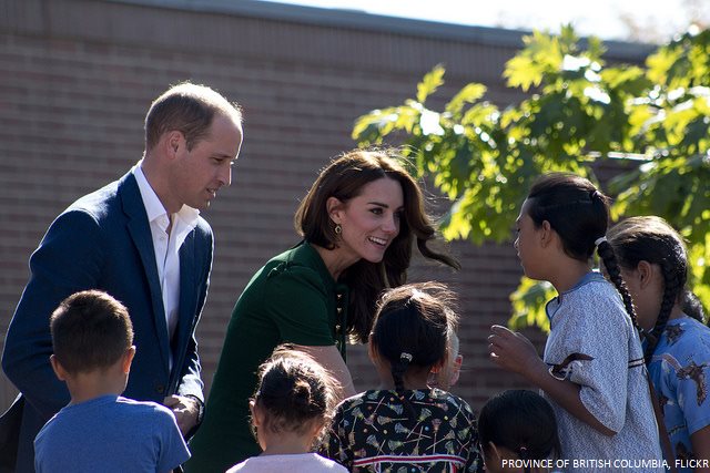 William and Kate meet with university students at UBC