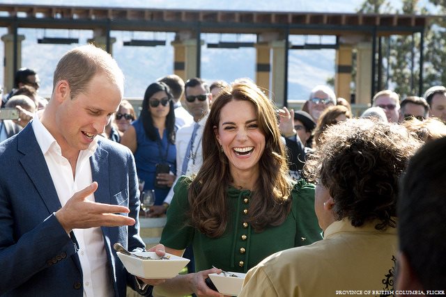 William and Kate meet Vikram Vij