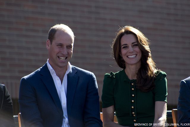 Kate in green D&G dress and Hobbs London coat for day four